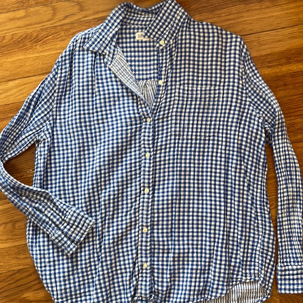 Gap gingham button down